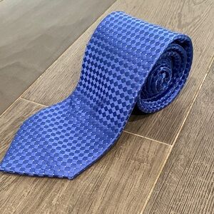 Donald Trump Blue Checkered Men's Tie
